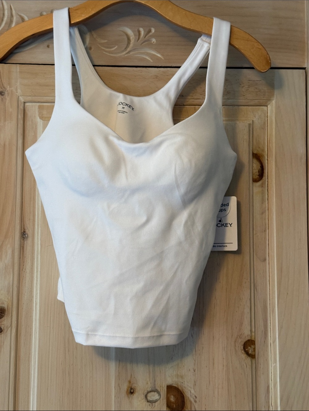 New Jockey tank bra , with tags never worn